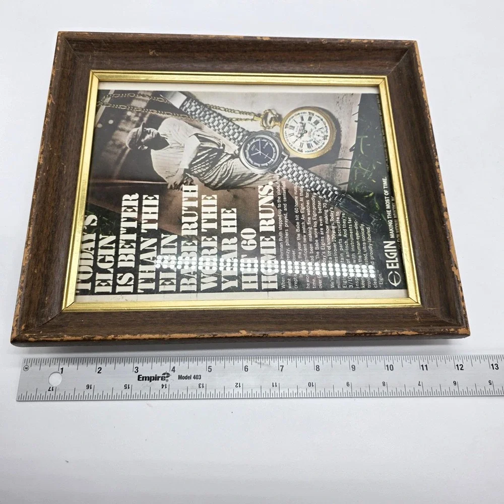 Elgin vintage framed